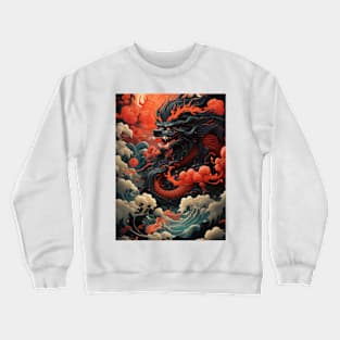 The Red Sun and the Ancient Gods Crewneck Sweatshirt